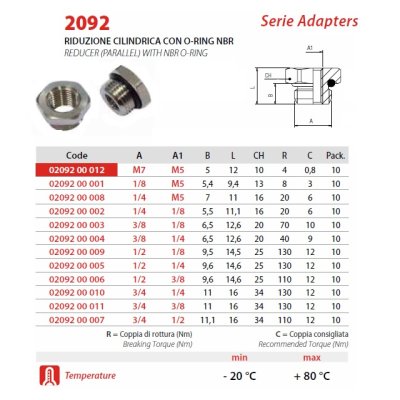 vzduch redukce 2090 1/4-1/8 - obrázek