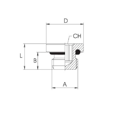 vzduch zátka 3015 1/4 - obrázek