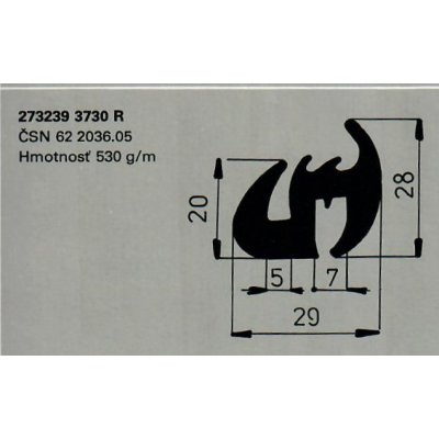 HG profil tramvaj 3730/7000