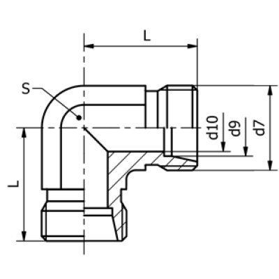 Spojka L  M10x1 tr.5 ČSN 137710 - IO1C01.png