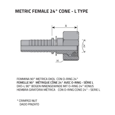 koncovka DKOL VT Dn13 M22x1,5 - obrázek