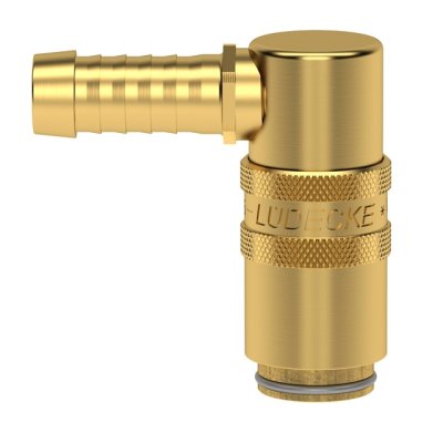 ESHM rychlospojka 9 mm  90 st. s ventilem