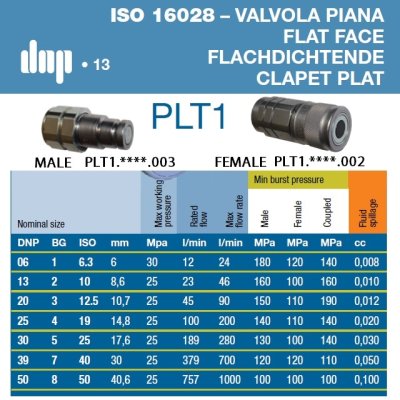 ISO FF 300 rychlospojka DN13  M-zástrčka  IG3/8" - obrázek