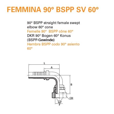 koncovka DKR90 Dn10  3/8" BSP - obrázek
