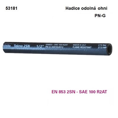 2SN Dn25 hadice hydraulická 165 Bar - obrázek