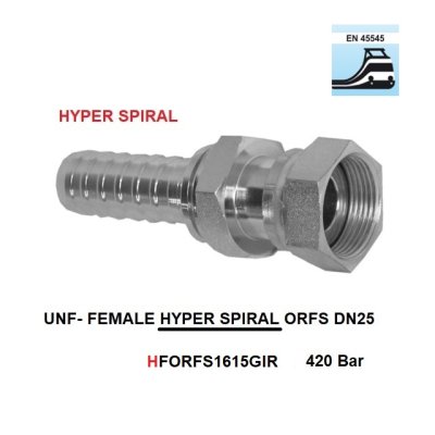 koncovka ORFS Dn 10  11/16" -16 s maticí - obrázek