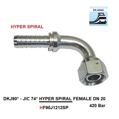 koncovka DKJ90 JIC 37  06 1/2"-20 UNF - obrázek