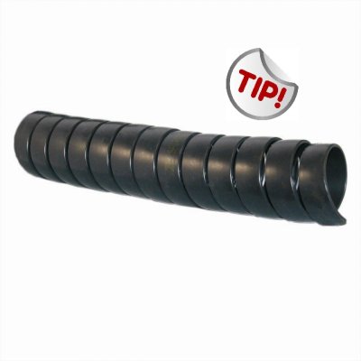 044/050 spirála plastová PVC černá 44-65mm - obrázek