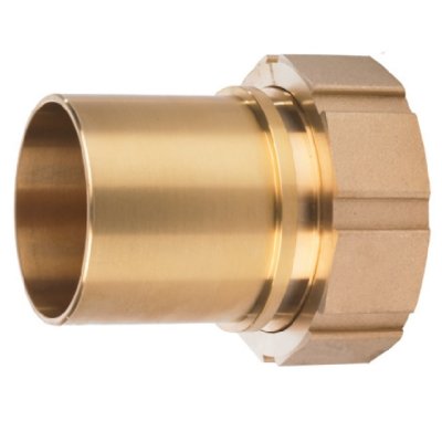 TRN DIN 2817 mosaz maticová 038 IG 6/4" Ms - koncovka hladká - obrázek