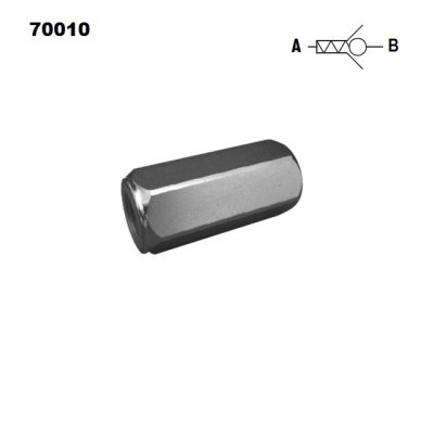 Hydr. ventil  bezpečnostní - pádový   3/8"  VUBA 38