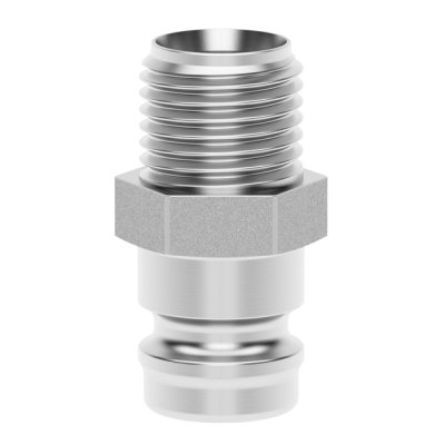 ESHE rychlospojka nerez vsuvka AB s ventilem  AG 3/8"