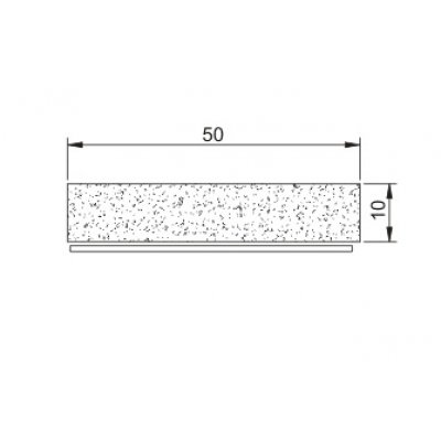 MP profil samolepicí 15x30 vytlačovaný