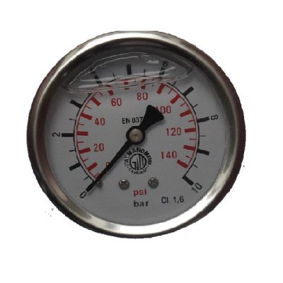 manometr GZ 063mm 0-100 Bar G1/4 - obrázek