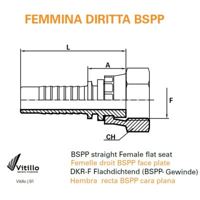 koncovka DKRF Dn16  3/4" BSP - obrázek