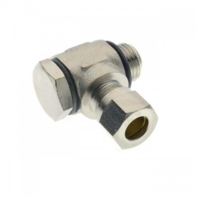 průtokové šroubení L  typ WHS R3/8"  tr.12  (M20x1,5 )  KD PN 400