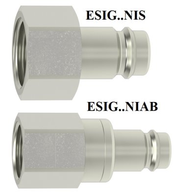 ESIG vsuvka Industry Dn10 3/4" I s ventilem - obrázek