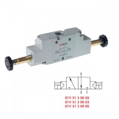 ventil A1E132 3/2 cívka / cívka G1/8 - obrázek