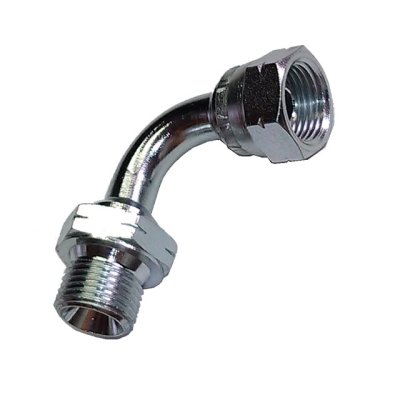 úhlový nástavek M20x1,5 45 st. Mat/a závit kužel 60° - obrázek