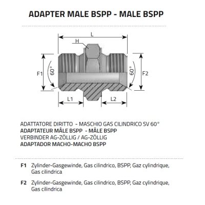 Spojka přímá G 5/8"x5/8" - obrázek