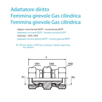 DKR spojka maticová 1/8˝-1/8˝ - obrázek