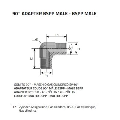 DKR koleno AGR3/4" x AGR3/4" - obrázek