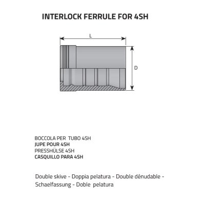 objímka 4SH interlock 25 - obrázek