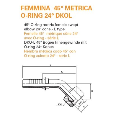 koncovka DKOL-45 VT Dn16 M30x2 - obrázek