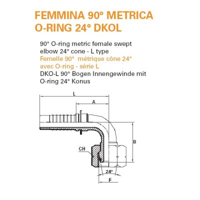koncovka DKOL-45 VT Dn16 M30x2 - obrázek