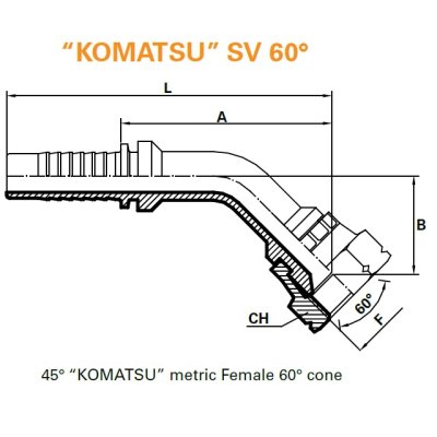 koncovka DKOR90 Dn16 1/2" BSP-27 - obrázek