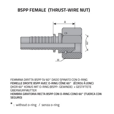 koncovka DKOR Dn08 3/8" BSP-22 - obrázek
