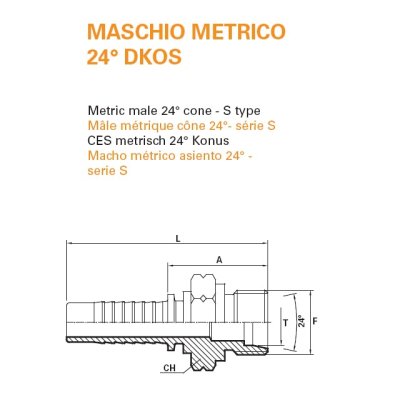 koncovka DKJ JIC 37  25 1.5/8"-12 UNF - obrázek