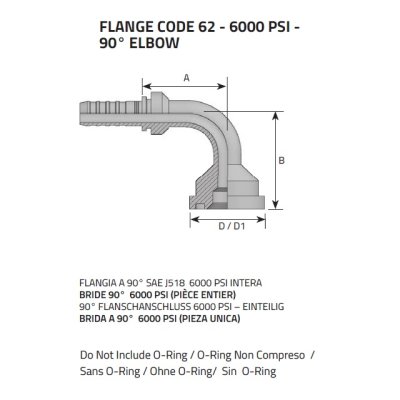 koncovka SAE J518 SFS90° Dn16 SFS 3/4˝ - obrázek