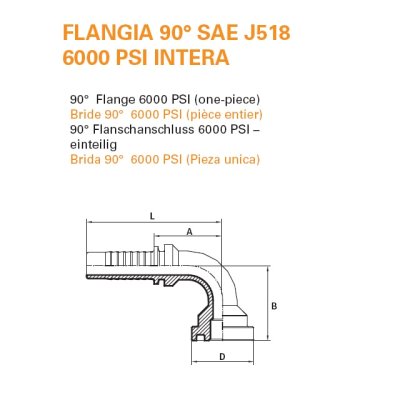 koncovka SAE J518 SFS90° Dn16 SFS 3/4˝ - obrázek