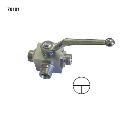 hydr. Ventil 3-cestný T DN16 M24x1,5 S
