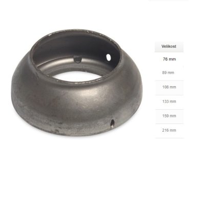 Koncovka fekál WWP089 PERROT BEZ HÁKU WELD - obrázek