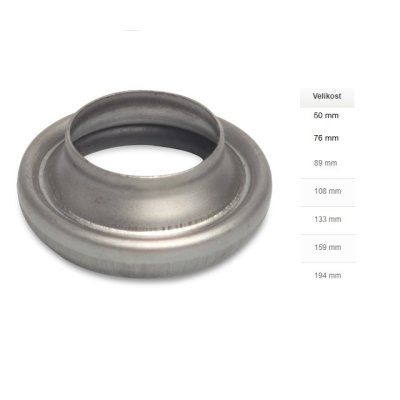 Koncovka Fekál DN050 BAUER WELD navar. Rychlosp. Bez háků - obrázek