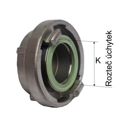 požární víčko SS DV úchytů 31mm - obrázek