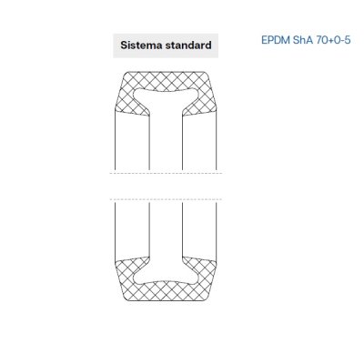 BETON těsnění EPDM DN 125 5.1/2" - obrázek