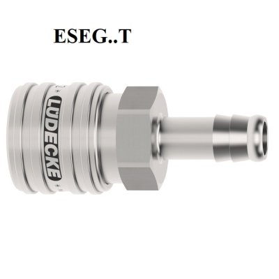 ESE rychlospojka 8mm rýhovaná SS - obrázek