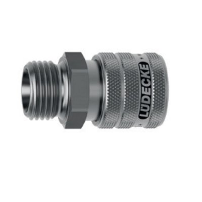 ESE rychlospojka a1/2" rýhovaná ventil SS - obrázek