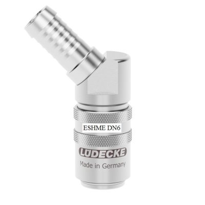 ESHME rychlospojka 9mm 45° s ventilem