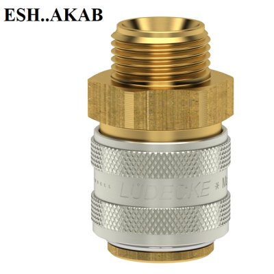 ESH rychlospojka 3/8" a ventil krátká - obrázek