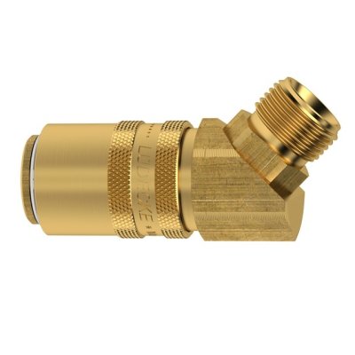 ESH rychlospojka 3/8" a 45° s ventilem - obrázek