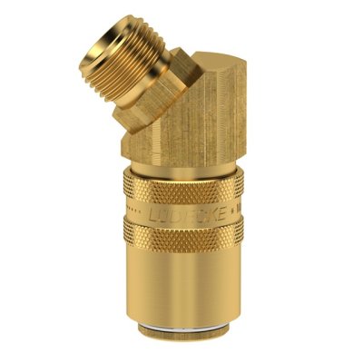 ESH rychlospojka 3/8" a 45° s ventilem