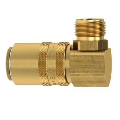 ESH rychlospojka 3/8" a 90° s ventilem - obrázek