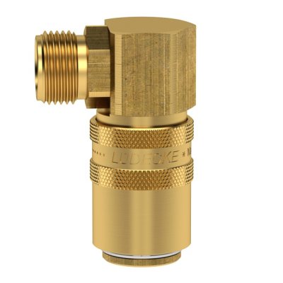 ESH rychlospojka 3/8" a 90° s ventilem