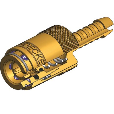 ESDM rychlospojka 6mm ventil - obrázek