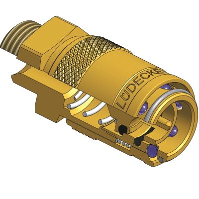 ESD rychlospojka a1/2" prodl.s ventilem - obrázek