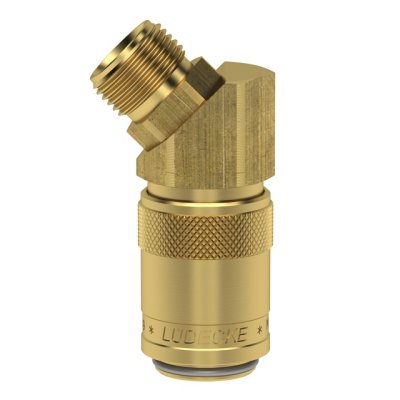 ESD rychlospojka a3/8" 45° ventil - obrázek