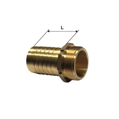 voda mosaz hadičník a3/4"-19 MS Industry - obrázek